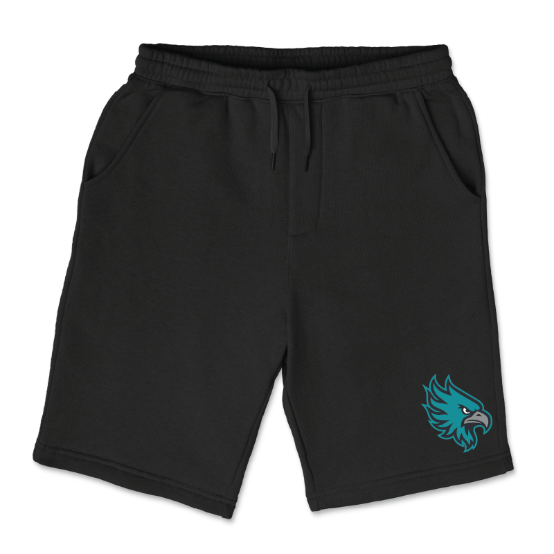 Youth Black Midweight Fleece Shorts