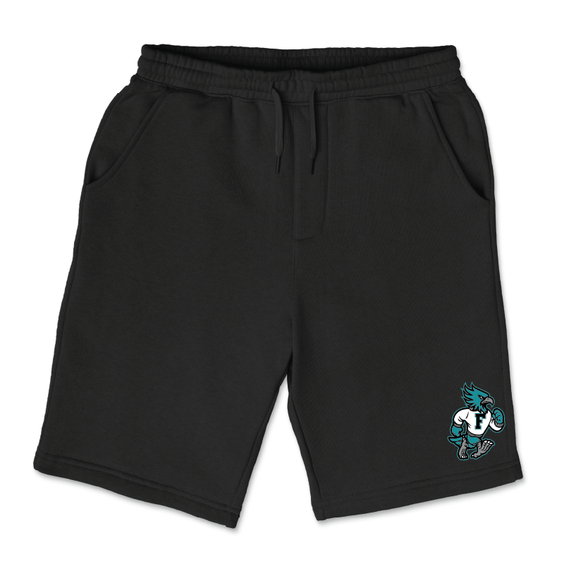 Youth Black Midweight Fleece Shorts