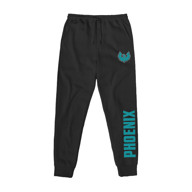 Youth Black Midweight Fleece Joggers