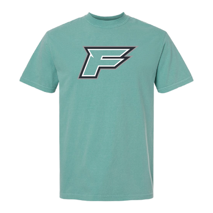 F Logo - Mens Heavy Weight Cotton T-shirt