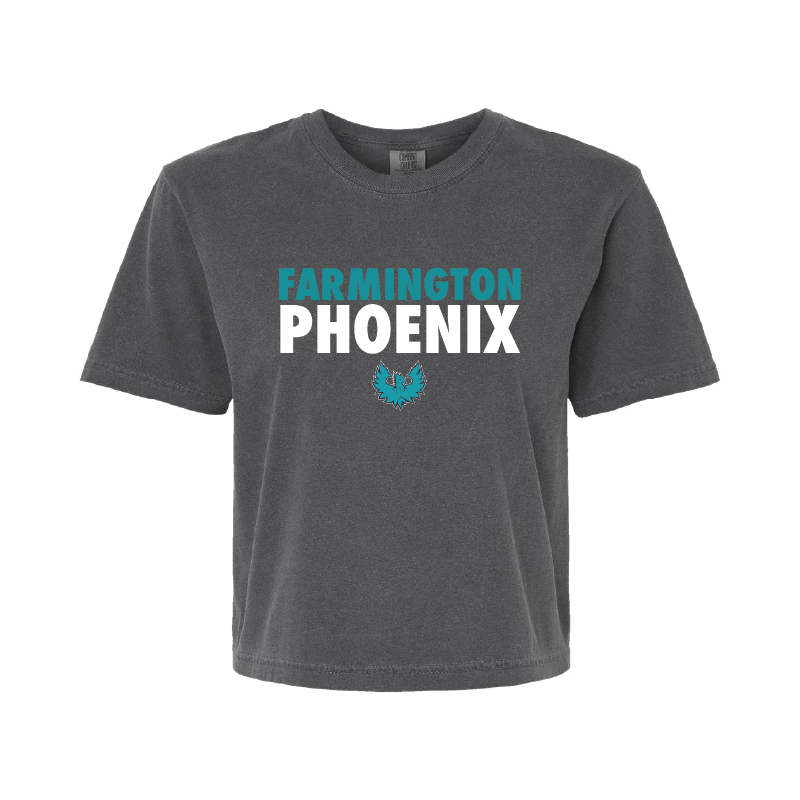 Stacked Farmington Phoenix - Womens Heavy Weight Boxy T-shirt