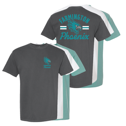 Mens Farmington Phoenix Vintage Mascot Heavy Weight Cotton T-shirt