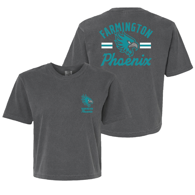 Farmington Phoenix Vintage Mascot Womens Heavy Weight Boxy T-shirt