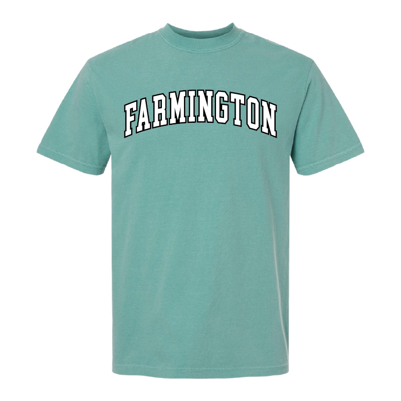 Farmington Wordmark - Mens Heavy Weight Cotton T-shirt