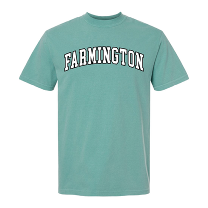 Farmington Wordmark - Mens Heavy Weight Cotton T-shirt