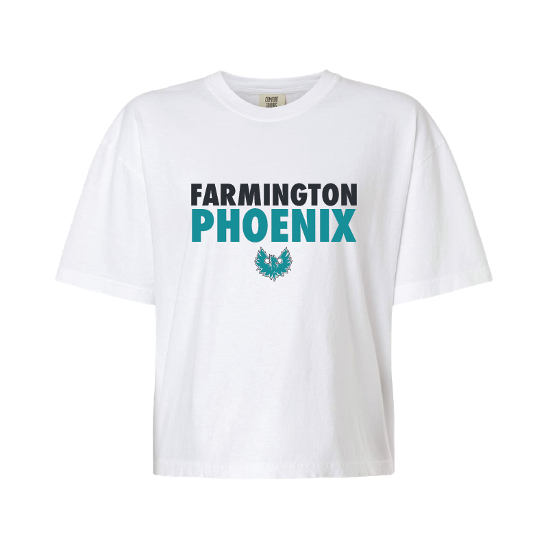 Stacked Farmington Phoenix - Womens Heavy Weight Boxy T-shirt