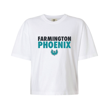 Stacked Farmington Phoenix - Womens Heavy Weight Boxy T-shirt