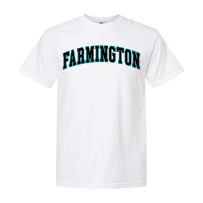 Farmington Wordmark - Mens Heavy Weight Cotton T-shirt