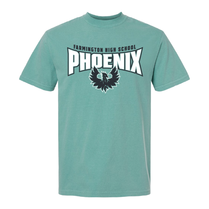 Farmington High School Phoenix - Mens Heavy Weight Cotton T-shirt