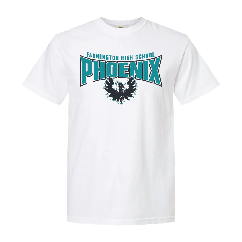 Farmington High School Phoenix - Mens Heavy Weight Cotton T-shirt