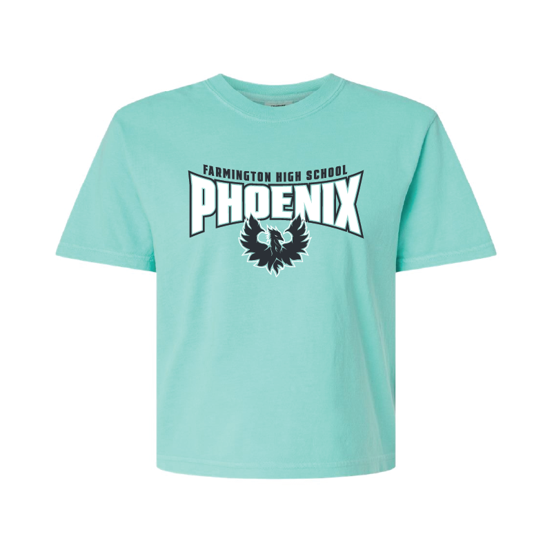 Farmington High School Phoenix - Womens Heavy Weight Boxy T-shirt