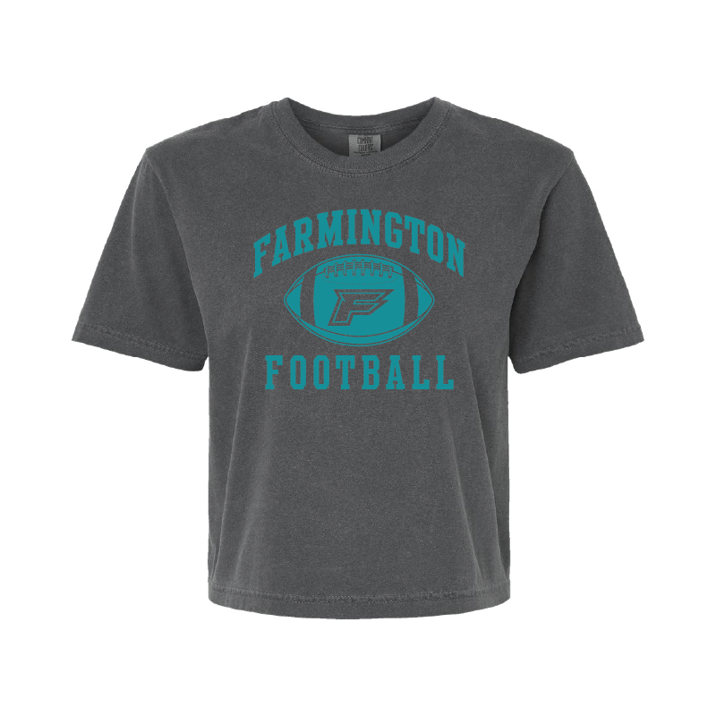 Farmington Football Icon - Womens Heavy Weight Boxy T-shirt