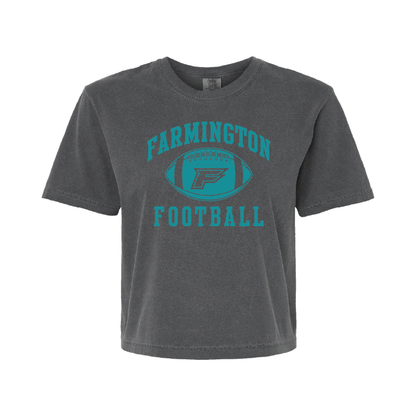 Farmington Football Icon - Womens Heavy Weight Boxy T-shirt