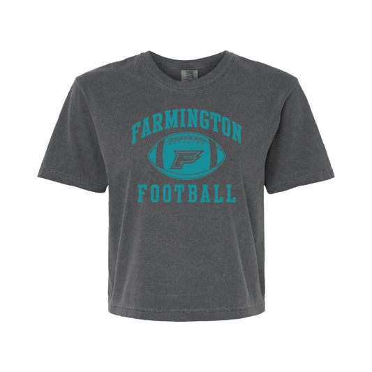 Farmington Football Icon - Womens Heavy Weight Boxy T-shirt