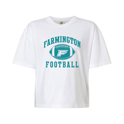 Farmington Football Icon - Womens Heavy Weight Boxy T-shirt