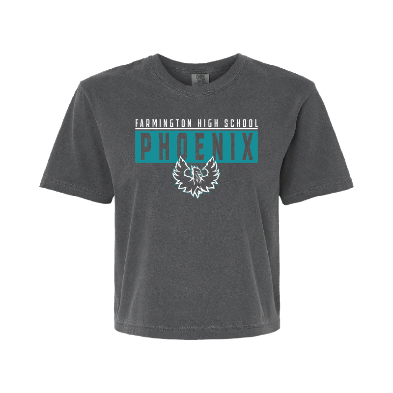 Farmington High School Phoenix Hometown - Womens Heavy Weight Boxy T-shirt