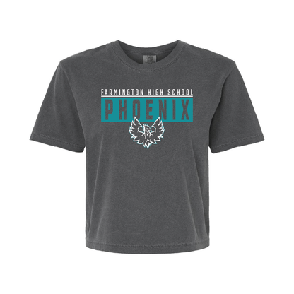Farmington High School Phoenix Hometown - Womens Heavy Weight Boxy T-shirt