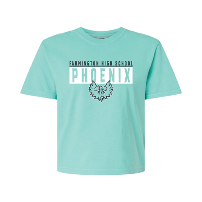 Farmington High School Phoenix Hometown - Womens Heavy Weight Boxy T-shirt