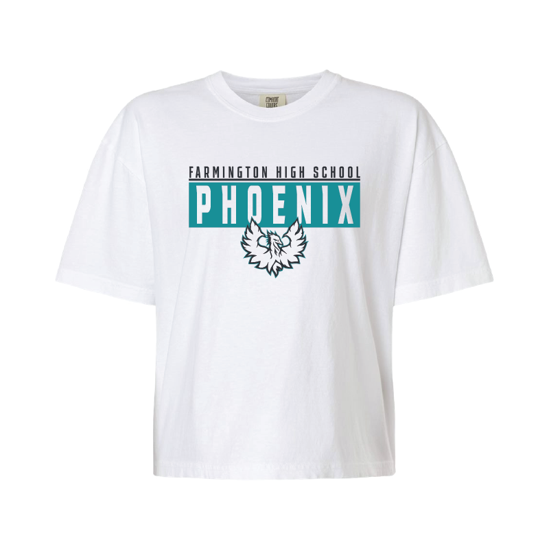 Farmington High School Phoenix Hometown - Womens Heavy Weight Boxy T-shirt