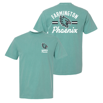 Mens Farmington Phoenix Vintage Mascot Heavy Weight Cotton T-shirt