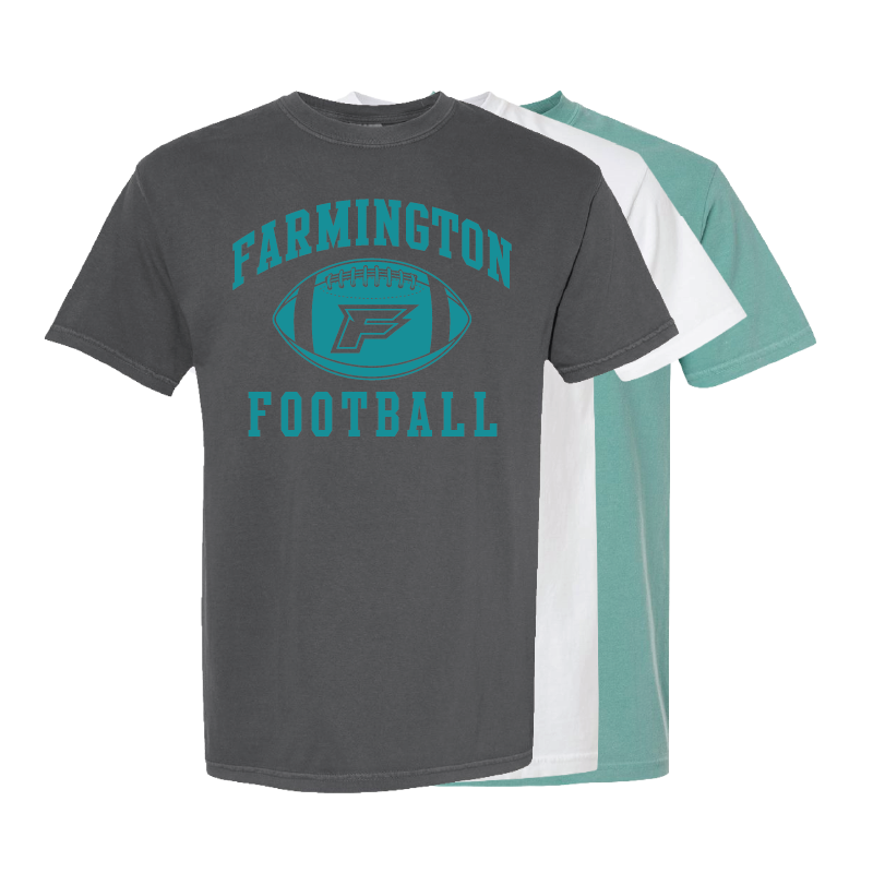 Farmington Football Icon - Mens Heavy Weight Cotton T-shirt