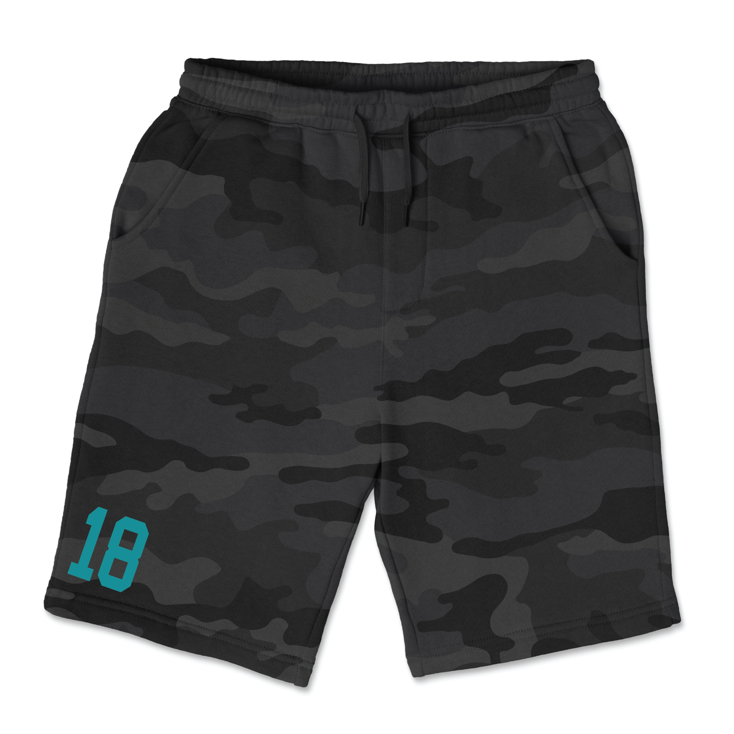 Football W/Teal Phoenix Logo - Mens  | Womens | Youth Fleece Shorts