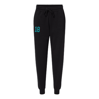 Football W/Teal Phoenix Logo - Mens  | Womens | Youth Fleece Joggers