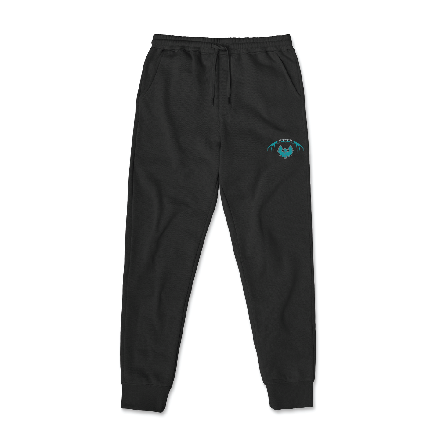 Football W/Teal Phoenix Logo - Mens  | Womens | Youth Fleece Joggers