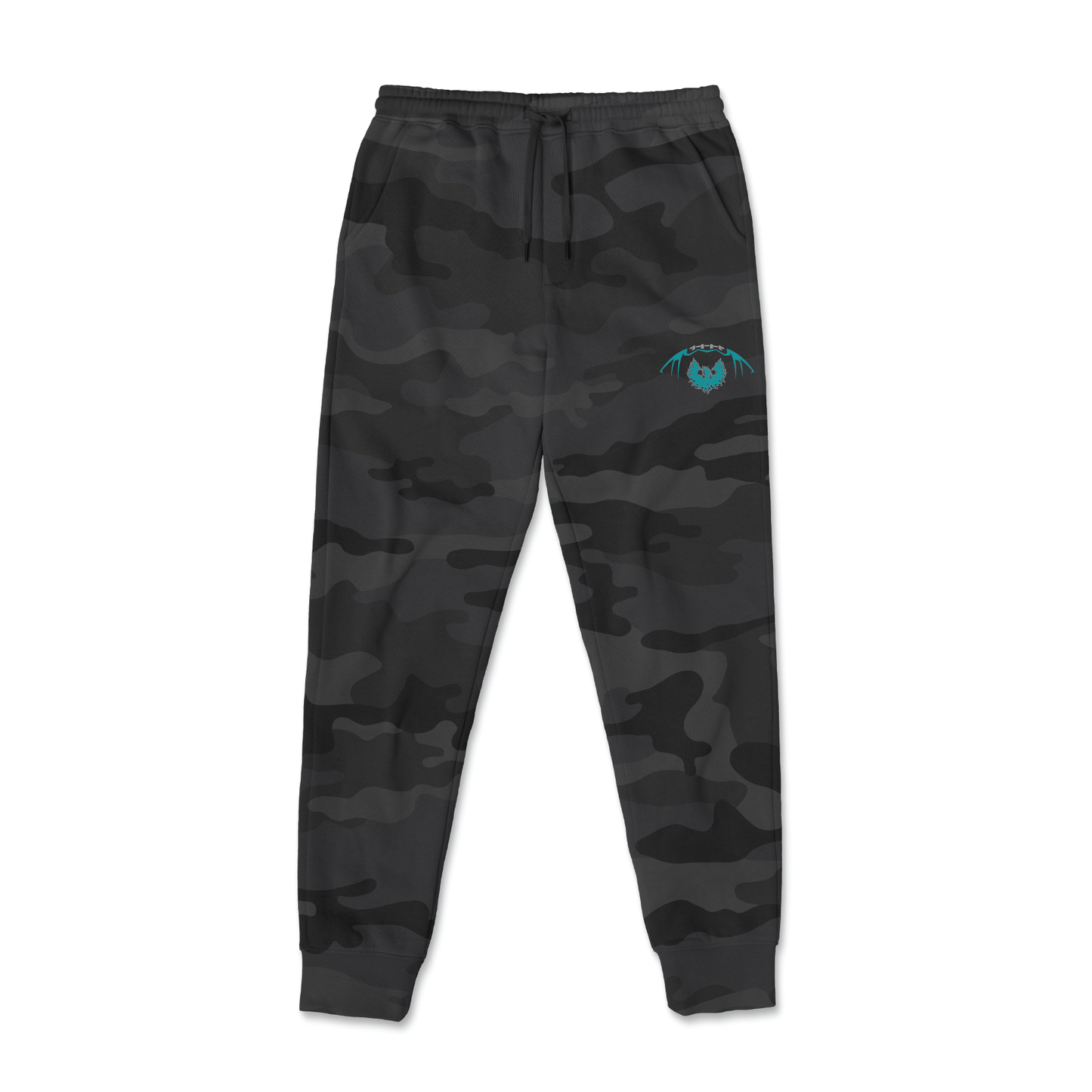 Football W/Teal Phoenix Logo - Mens  | Womens | Youth Fleece Joggers