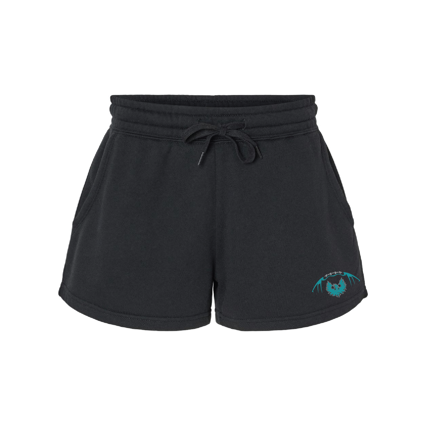 Football W/Teal Phoenix Logo - Mens  | Womens | Youth Fleece Shorts