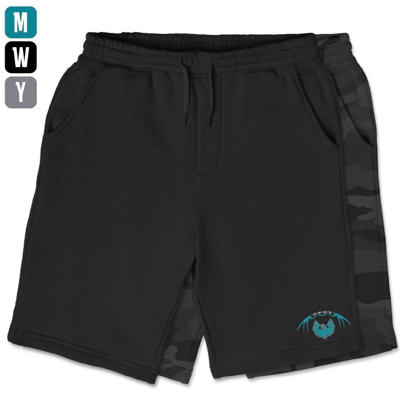Football W/Teal Phoenix Logo - Mens  | Womens | Youth Fleece Shorts
