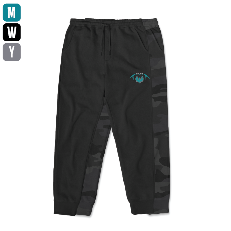 Football W/Teal Phoenix Logo - Mens  | Womens | Youth Fleece Joggers