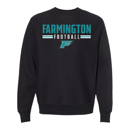 Farmington Football Stripe - Mens/Unisex Crewneck