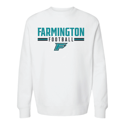 Farmington Football Stripe - Mens/Unisex Crewneck