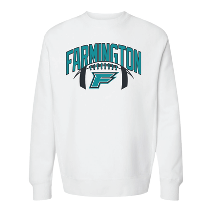 Farmington Arch w/ Football - Mens/Unisex Crewneck