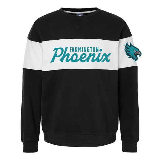 Farmington Phoenix Script - Mens Varsity Fleece Crewneck