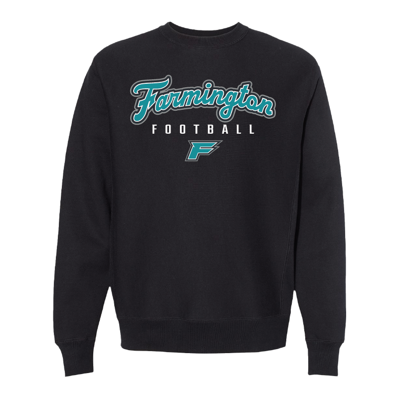 Farmington Football Script - Mens/Unisex Crewneck