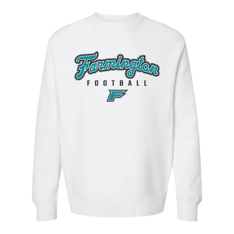 Farmington Football Script - Mens/Unisex Crewneck