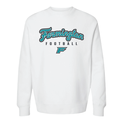 Farmington Football Script - Mens/Unisex Crewneck