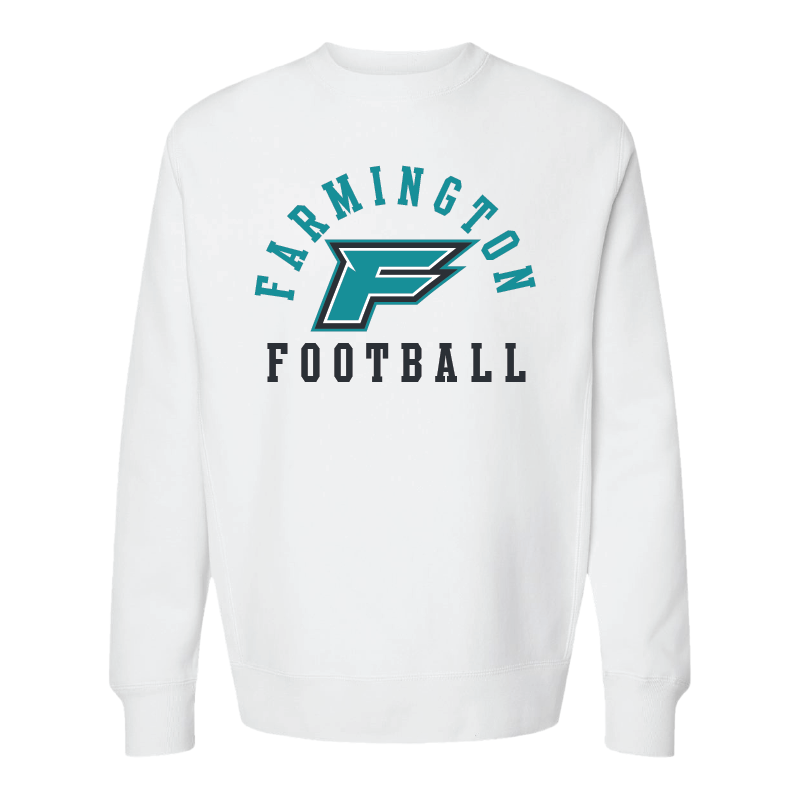 Farmington Football Arched - Mens/Unisex Crewneck