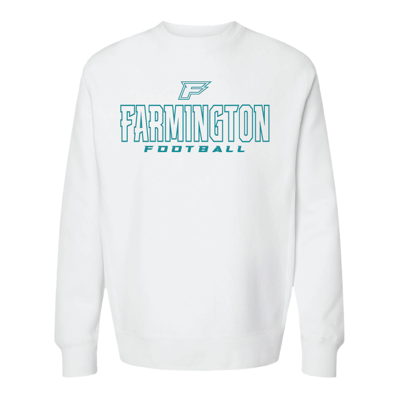Farmington Football Outlined - Mens/Unisex Crewneck
