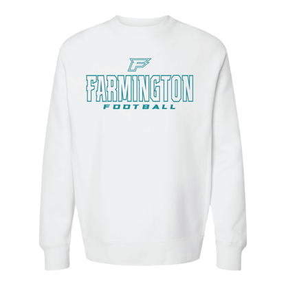 Farmington Football Outlined - Mens/Unisex Crewneck