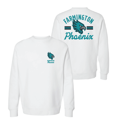 Farmington Phoenix Vintage Mascot  - Mens/Unisex Crewneck