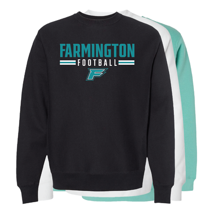 Farmington Football Stripe - Mens/Unisex Crewneck