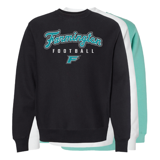 Farmington Football Script - Mens/Unisex Crewneck