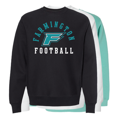 Farmington Football Arched - Mens/Unisex Crewneck