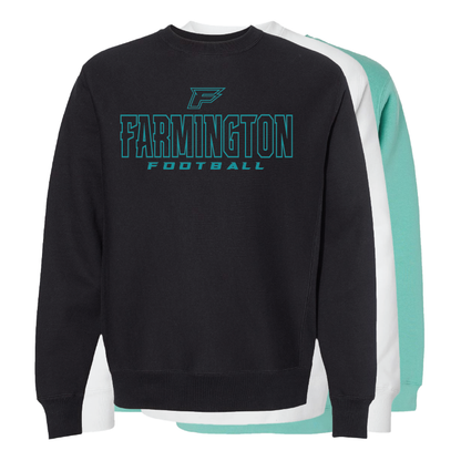 Farmington Football Outlined - Mens/Unisex Crewneck