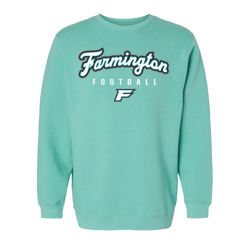 Farmington Football Script - Mens/Unisex Crewneck