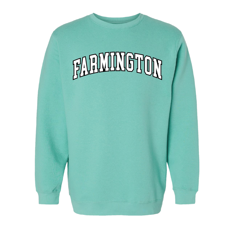 Farmington Wordmark - Mens/Unisex Crewneck