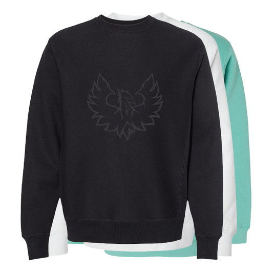 Phoenix Logo Monochrome - Mens/Unisex Crewneck